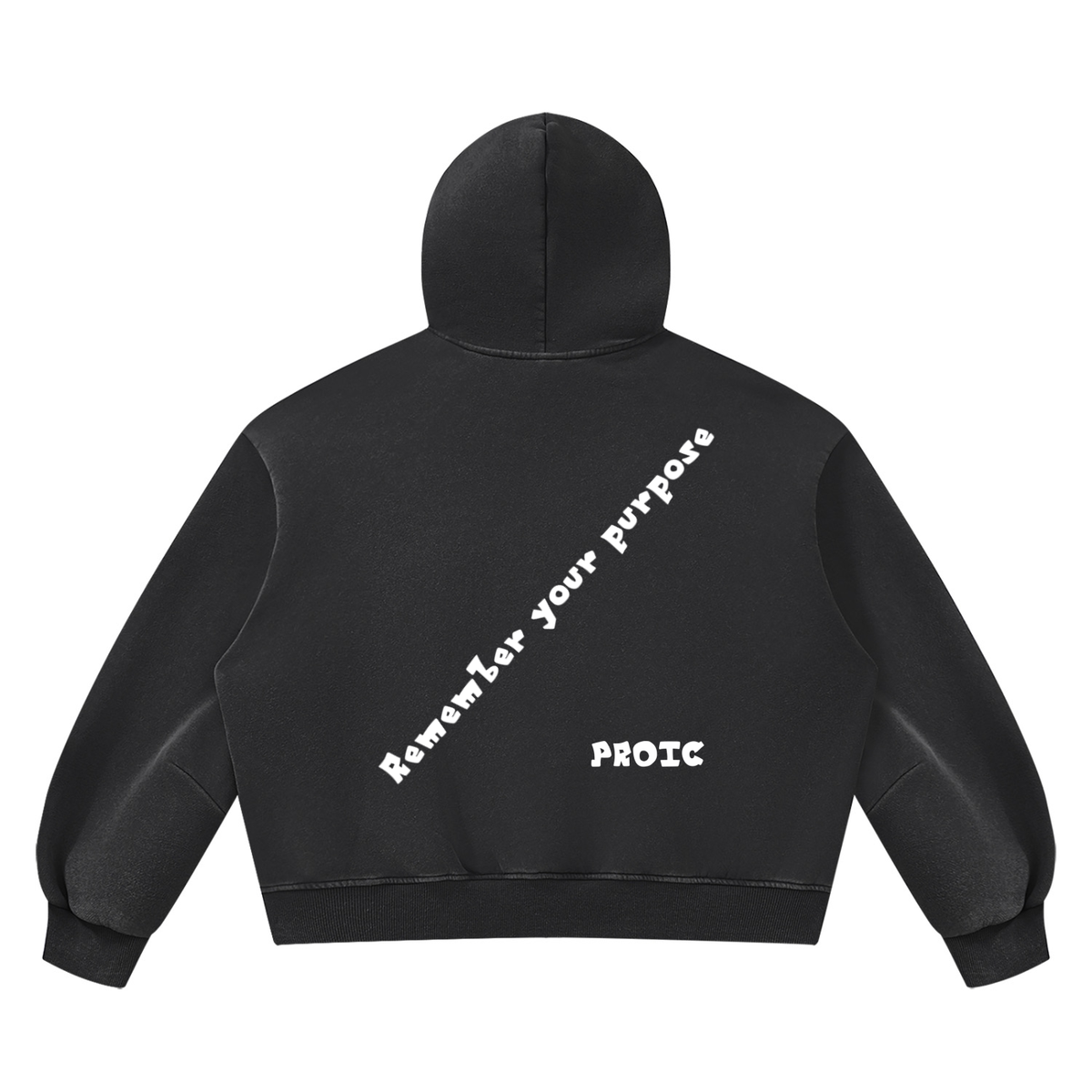 PROIC,clothing,Remember,purpose,hoodie,luxury,vintage,heavyweight