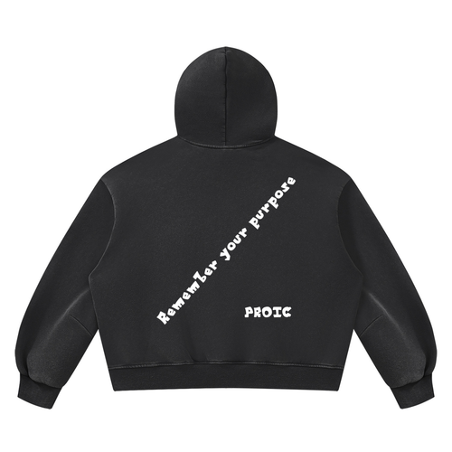 PROIC,clothing,Remember,purpose,hoodie,luxury,vintage,heavyweight