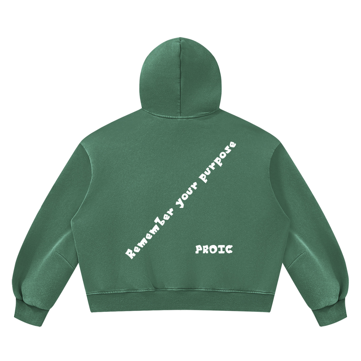PROIC,clothing,Remember,purpose,hoodie,luxury,vintage,heavyweight