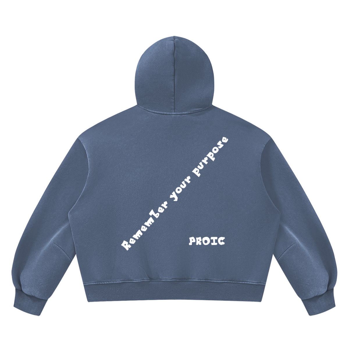 PROIC,clothing,Remember,purpose,hoodie,luxury,vintage,heavyweight