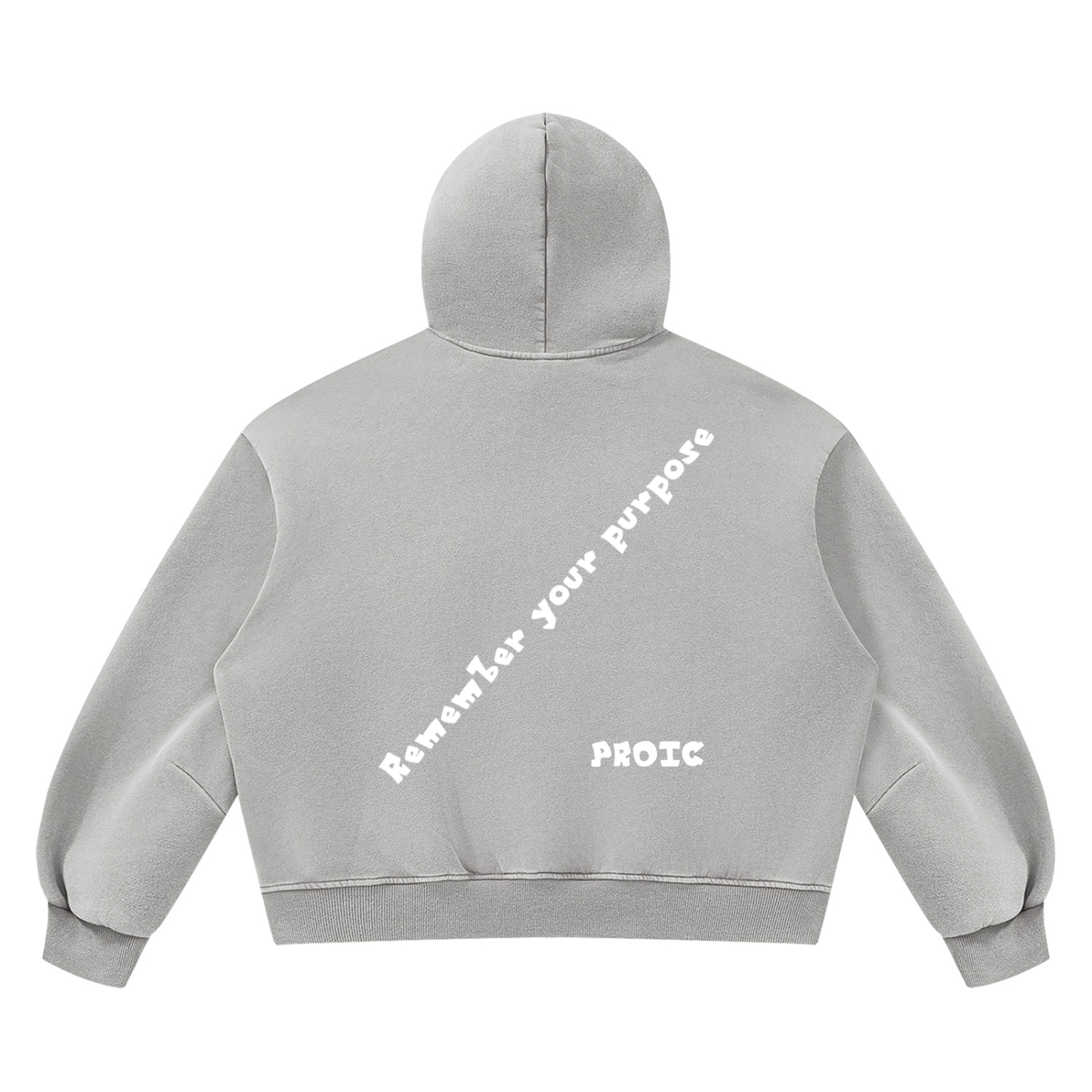 PROIC,clothing,Remember,purpose,hoodie,luxury,vintage,heavyweight