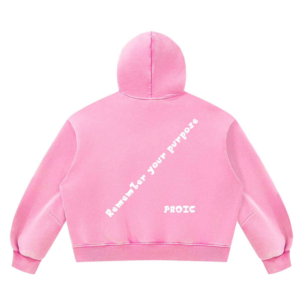 PROIC,clothing,Remember,purpose,hoodie,luxury,vintage,heavyweight