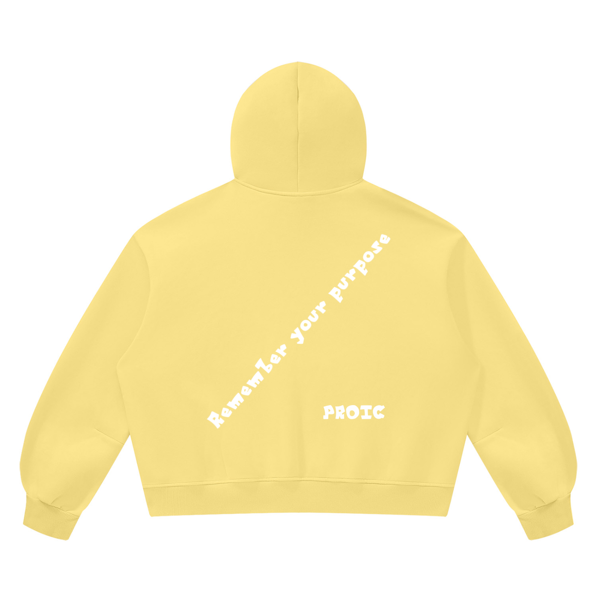 PROIC,clothing,Remember,purpose,hoodie,luxury,vintage,heavyweight
