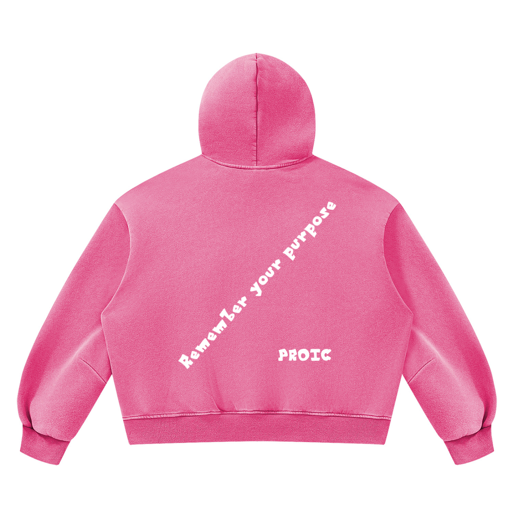 PROIC,clothing,Remember,purpose,hoodie,luxury,vintage,heavyweight
