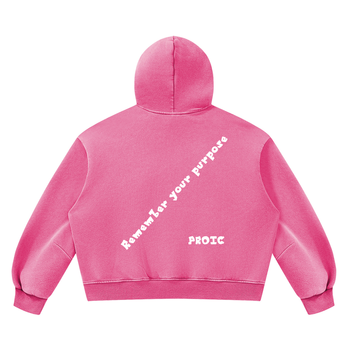 PROIC,clothing,Remember,purpose,hoodie,luxury,vintage,heavyweight