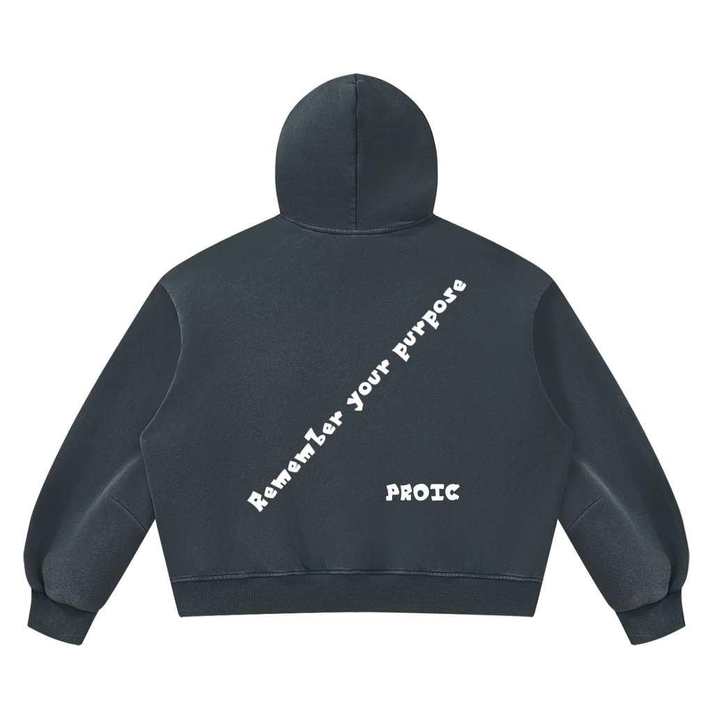 PROIC,clothing,Remember,purpose,hoodie,luxury,vintage,heavyweight